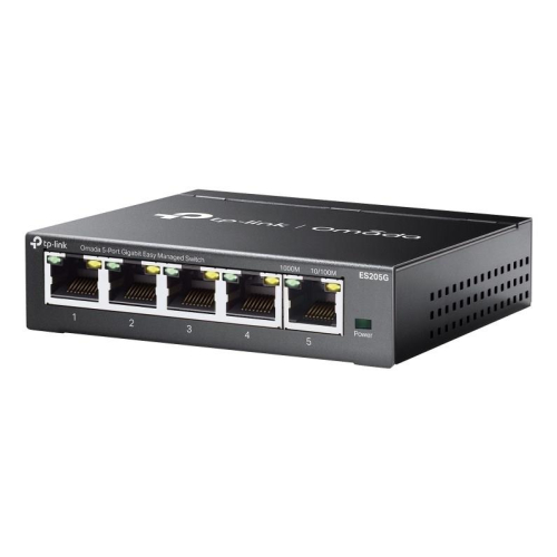TP-Link Omada ES205G przełącznik sieciowy Zarządzany Gigabit Ethernet (10/100/1000) Czarny-25653669