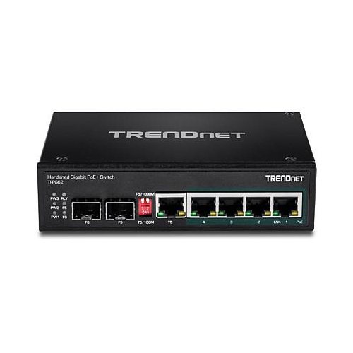 Przełącznik przemysłowy TRENDnet 6 portów Gbit PoE+ Metal-25653722
