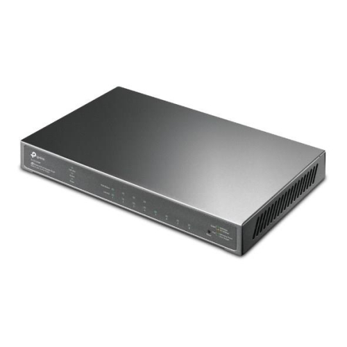TP-Link JetStream TL-SG2008P przełącznik sieciowy Zarządzany L2/L2+ Gigabit Ethernet (10/100/1000) Obsługa PoE Czarn