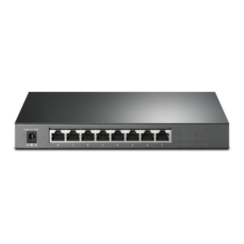 TP-Link JetStream TL-SG2008P przełącznik sieciowy Zarządzany L2/L2+ Gigabit Ethernet (10/100/1000) Obsługa PoE Czarn