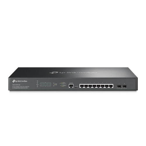 TP-Link Omada SG3210XHP-M2 przełącznik sieciowy Zarządzany L2+ 2.5G Ethernet (100/1000/2500) Obsługa PoE 1U Czarny