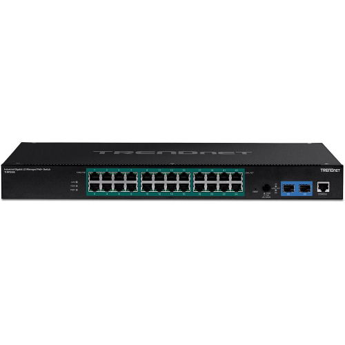 TRENDnet Industrial Switch 26-Port Gbit PoE+ L2 Manag. RackM-25653873