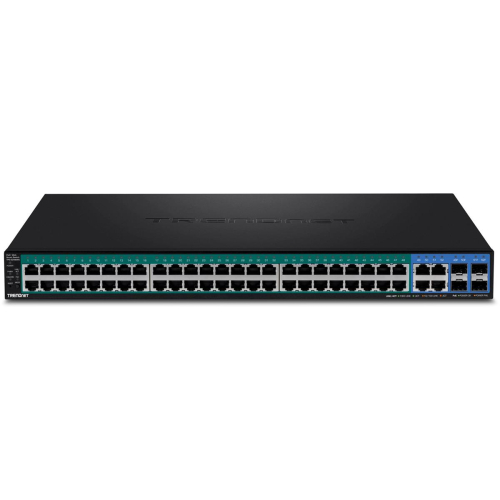 Trendnet TPE-5048WS przełącznik sieciowy Zarządzany Gigabit Ethernet (10/100/1000) Obsługa PoE 1U Czarny-25653907