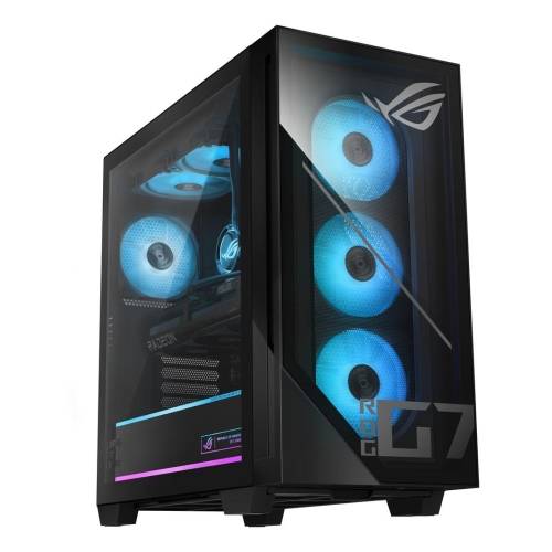 ASUS ROG G700 GM700TZ-R9800X212W AMD Ryzen™ 7 9800X3D 64 GB DDR5-SDRAM 2 TB SSD NVIDIA GeForce RTX 5080 Windows 11 Home Tower PC Czarny