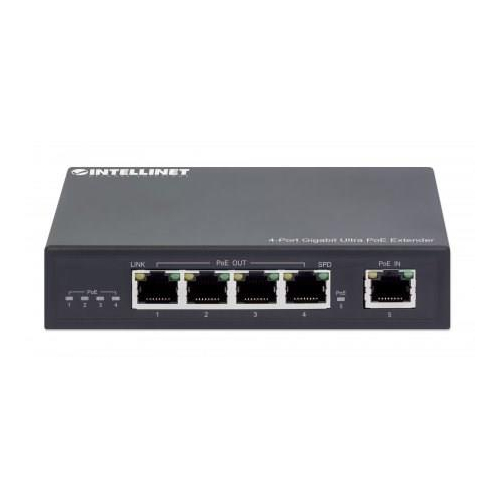 Intellinet 561617 przedłużacz sieciowy Nadajnik sieciowy Czarny 10, 100, 1000 Mbit/s-25657419