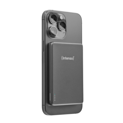 Intenso MW5000 Litowo-polimerowy (LiPo) 5000 mAh Bezprzewodowe ładowanie Szary-25657771