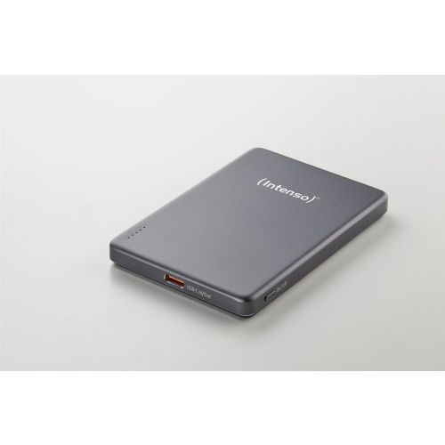 Intenso MW5000 Litowo-polimerowy (LiPo) 5000 mAh Bezprzewodowe ładowanie Szary-25657778