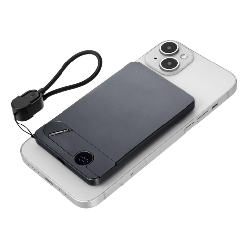 TROIKA POP50 5000 mAh Bezprzewodowe ładowanie Szary, Czarny-25657828
