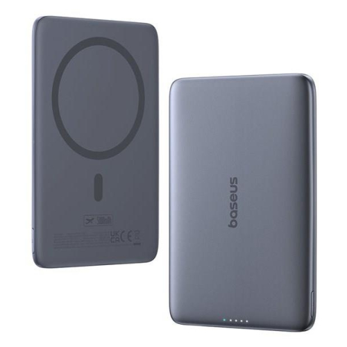 Baseus PicoGo Ultra-Slim 5000 mAh Bezprzewodowe ładowanie Szary-25657886