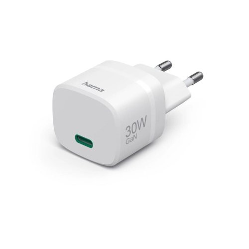 Hama 00201964 ładowarka do urządzeń przenośnych Smartfon, Tablet, Power bank, Zestaw słuchawkowy Biały Prąd przemienny Szybkie ładowanie Wewnętrzna