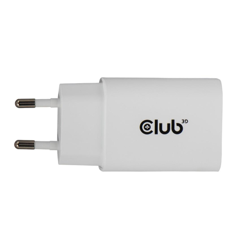CLUB3D CAC-3020 ładowarka do urządzeń przenośnych Smartfon, Uniwersalne Biały Prąd przemienny Szybkie ładowanie W