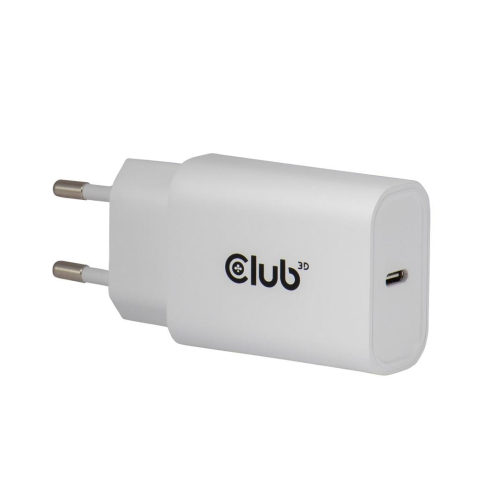 CLUB3D CAC-3020 ładowarka do urządzeń przenośnych Smartfon, Uniwersalne Biały Prąd przemienny Szybkie ładowanie W