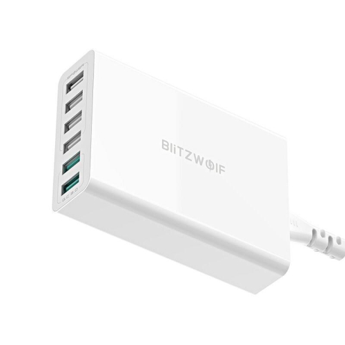 BlitzWolf BW-S15 ładowarka do urządzeń przenośnych Uniwersalne Biały Prąd przemienny Szybkie ładowanie Wewnętrzn