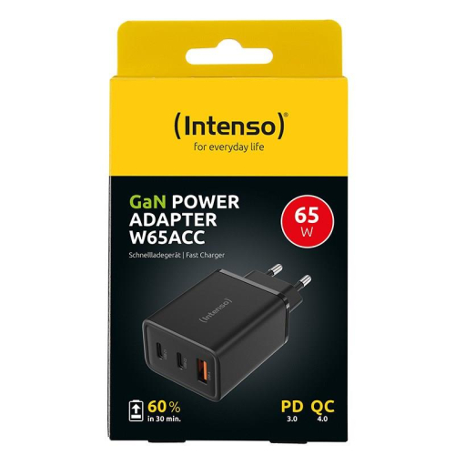 Intenso 7806510 adapter zasilający/ inwentor Wewnętrzna 65 W Czarny-25658038