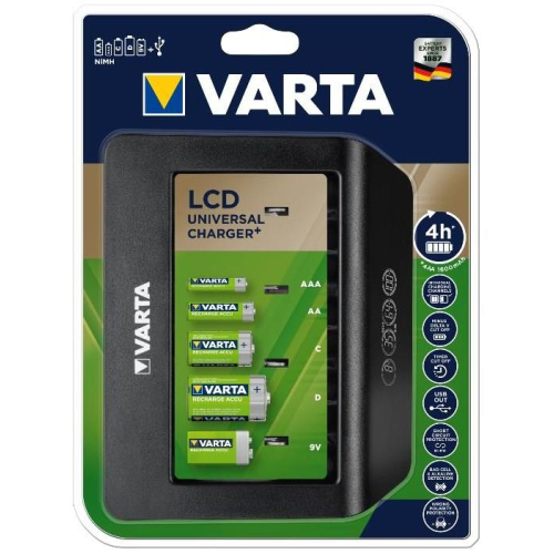 Varta Universal Charger+ ładowarka akumulatorów Prąd przemienny-25658084