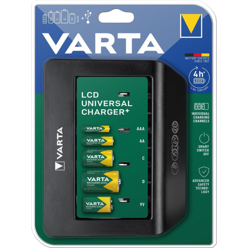 Varta Universal Charger+ ładowarka akumulatorów Prąd przemienny