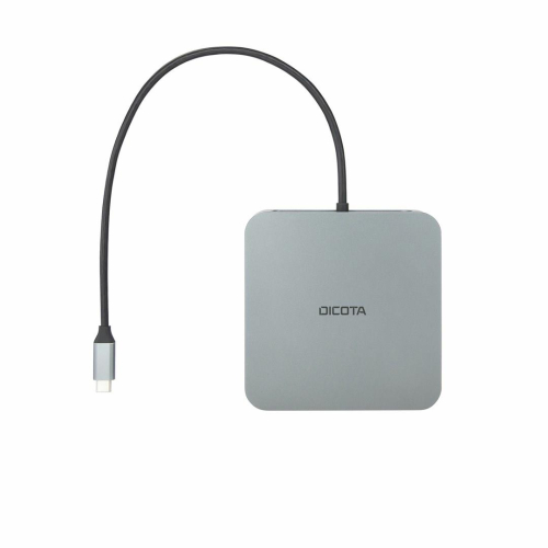 DICOTA D32057 huby i koncentratory USB Type-C 10000 Mbit/s Srebrny-25660488