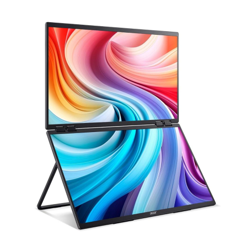 Acer PD243YEbmiuux Przenośny monitor Czarny 60,5 cm (23.8