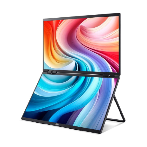 Acer PD243YEbmiuux Przenośny monitor Czarny 60,5 cm (23.8