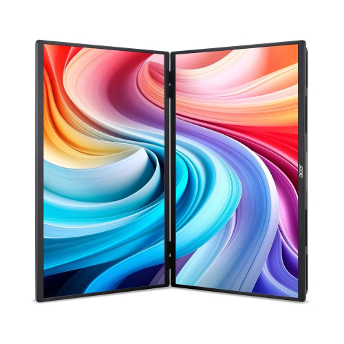 Acer PD243YEbmiuux Przenośny monitor Czarny 60,5 cm (23.8