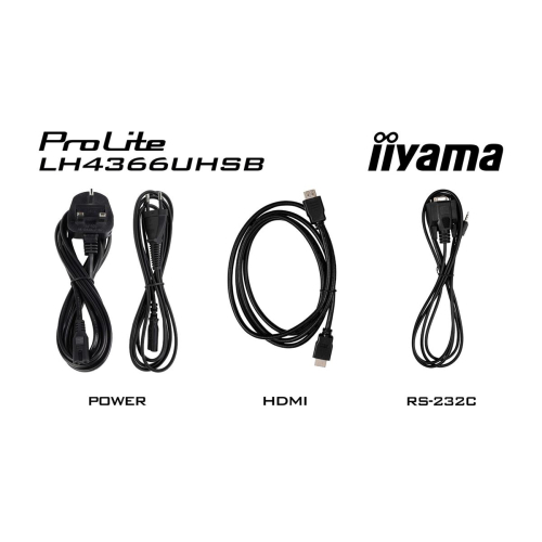 iiyama LH4366UHSB-B1AG signage display Płaski panel Digital Signage 109,2 cm (43