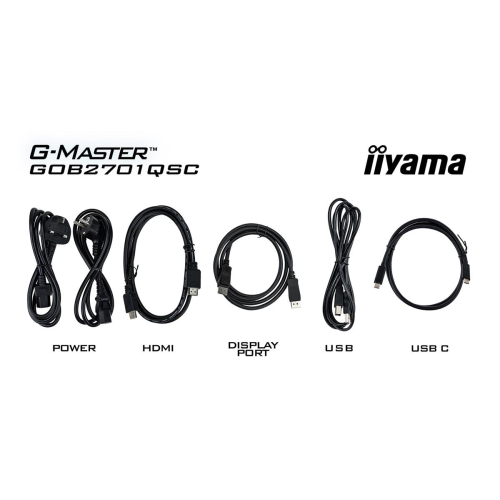 iiyama G-MASTER GOB2701QSC-B1 monitor komputerowy 68,6 cm (27