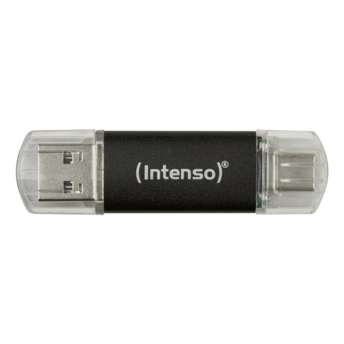 Intenso Twist Line pamięć USB 128 GB USB Type-A / USB Type-C 3.2 Gen 1 (3.1 Gen 1) Antracyt