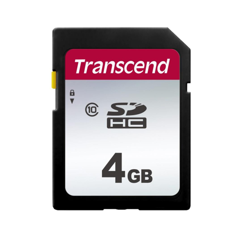 SD Card 4GB Transcend SDHC SDC300S 20/10 MB/s