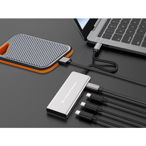 Conceptronic HUBBIES16G huby i koncentratory USB 3.2 Gen 2 (3.1 Gen 2) Type-C 10000 Mbit/s Szary-25675386