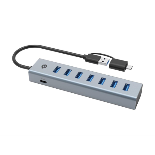 Conceptronic HUBBIES21G huby i koncentratory USB 3.2 Gen 1 (3.1 Gen 1) Type-A 5000 Mbit/s Szary-25675404
