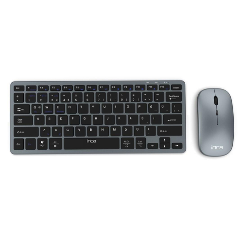 Inca IBK-572BT klawiatura Dołączona myszka RF Wireless + Bluetooth Czarny