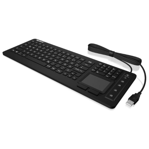 KeySonic KSK-6231 INEL (CH) klawiatura Przemysłowy USB QWERTZ Swiss Czarny