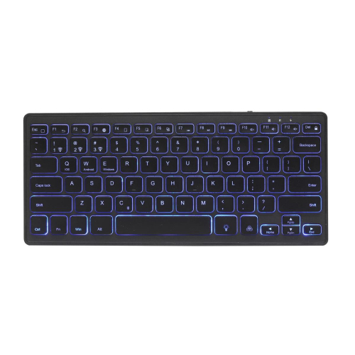 Gembird KB-BTRGB-01-DE klawiatura Uniwersalne Bluetooth QWERTZ Niemiecki Czarny-25675929
