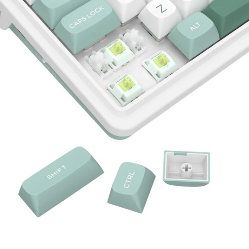 REDRAGON K719WG-RGB-PRO Galatin klawiatura USB + RF Wireless + Bluetooth Biały, Zielony-25676002