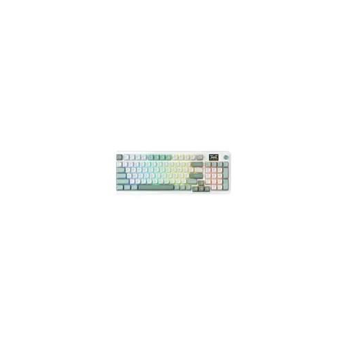 REDRAGON K719WG-RGB-PRO Galatin klawiatura USB + RF Wireless + Bluetooth Biały, Zielony