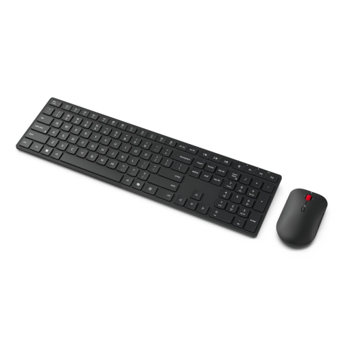 Lenovo 4X31S04814 klawiatura Dołączona myszka Biuro RF Wireless + Bluetooth Niemiecki Czarny-25676319