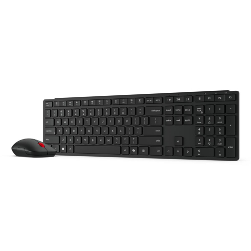 Lenovo 4X31S04814 klawiatura Dołączona myszka Biuro RF Wireless + Bluetooth Niemiecki Czarny-25676320