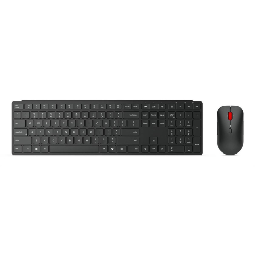 Lenovo 4X31S04814 klawiatura Dołączona myszka Biuro RF Wireless + Bluetooth Niemiecki Czarny