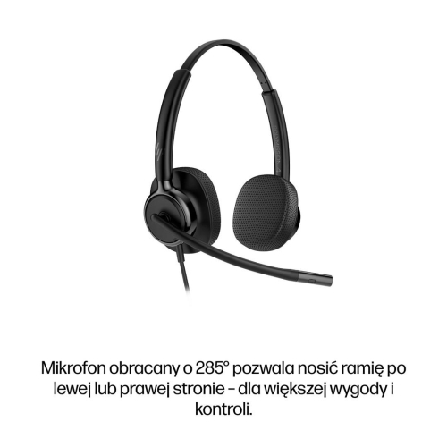 HP Poly Mission 425 – przewodowy zestaw słuchawkowy USB stereo (opakowanie zbiorcze)-25677363