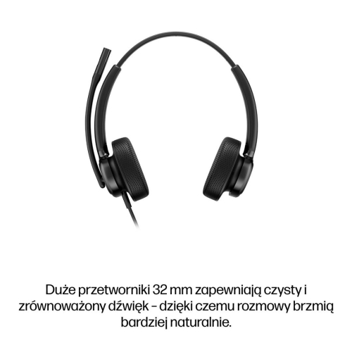 HP Poly Mission 425 – przewodowy zestaw słuchawkowy USB stereo (opakowanie zbiorcze)-25677364