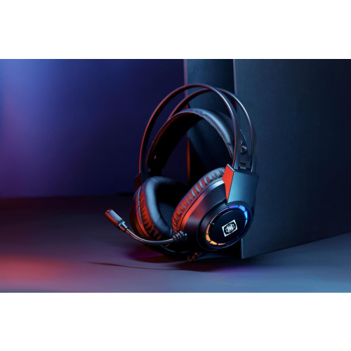 Deltaco Gaming GAM-168 słuchawki/zestaw słuchawkowy Przewodowa Opaska na głowę USB Typu-A Czarny-25677537