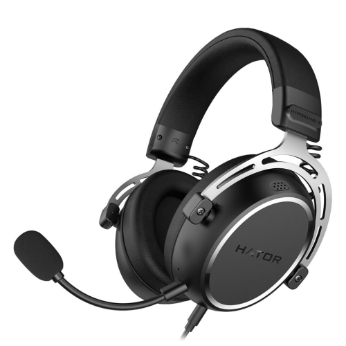 HATOR HYPERGANG 3 Hi-Res Zestaw słuchawkowy Przewodowa Opaska na głowę Gaming Czarny-25677591