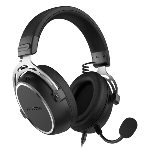 HATOR HYPERGANG 3 Hi-Res Zestaw słuchawkowy Przewodowa Opaska na głowę Gaming Czarny