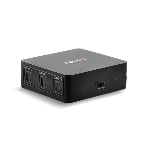 Lindy 70480 rozgałęźnik audio Czarny-25677755