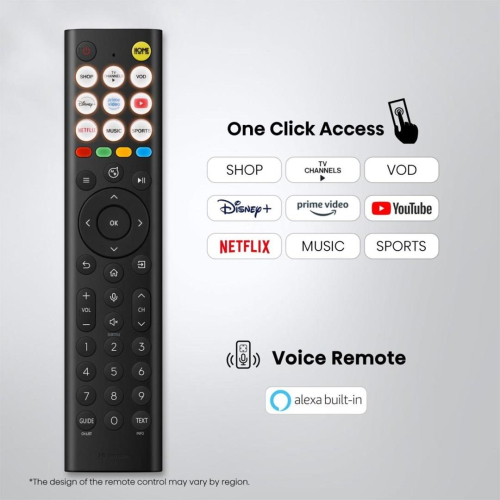 Hisense TV | 43E7S | 43 | Smart TV | VIDAA Smart OS | UHD | Black-25692773