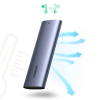Ugreen kieszeń na dysk obudowa dysku twardego M.2 B-Key SATA 3.0 5Gbps szary + kabel USB Typ C (CM400)-25722678