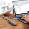 Ugreen kieszeń na dysk obudowa dysku twardego M.2 B-Key SATA 3.0 5Gbps szary + kabel USB Typ C (CM400)-25722681