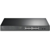 TP-Link TL-SG1218MPE Zarządzany L2 Gigabit Ethernet (10/100/1000) Obsługa PoE 1U Czarny