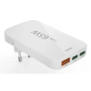 Hama 00201976 ładowarka do urządzeń przenośnych Laptop, Power bank, Smartfon, Tablet Biały Prąd przemienny Szybkie