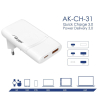 AKYGA ŁADOWARKA USB-A + USB-C AK-CH-31-25735822
